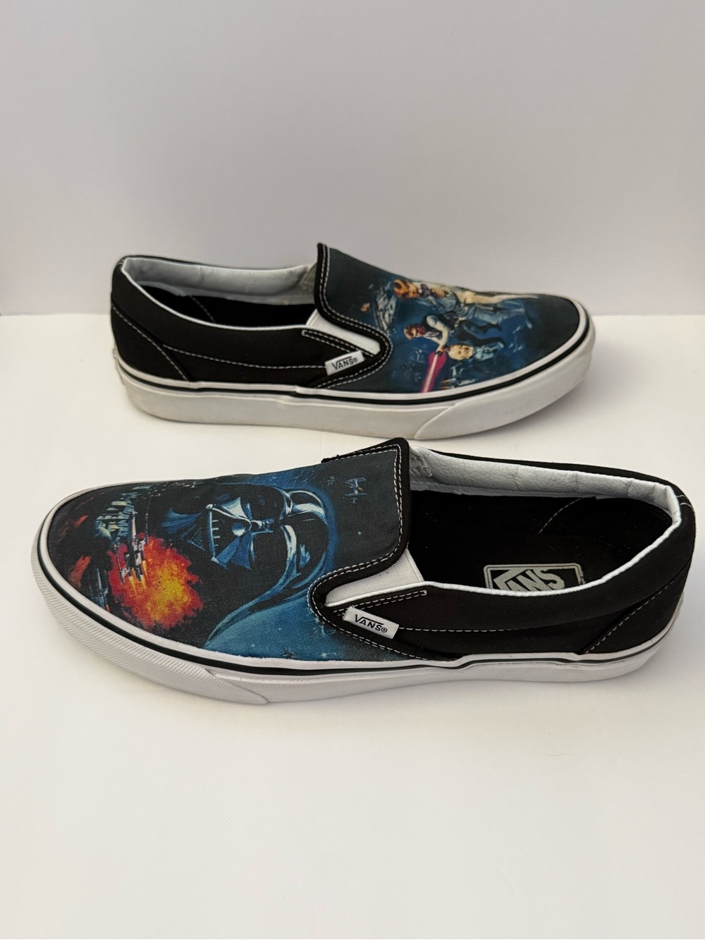 Vans x Star Wars A New Hope Classic Slip-On Shoes 2014 Men’s 9.5 Women’s 11 Rare - Picture 3 of 13